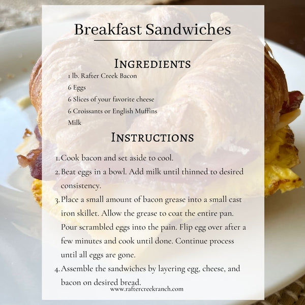 Breakfast Sandwiches