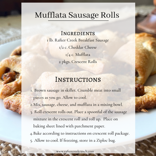 Muffalata Sausage Rolls