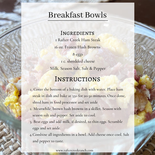 Breakfast Bowls